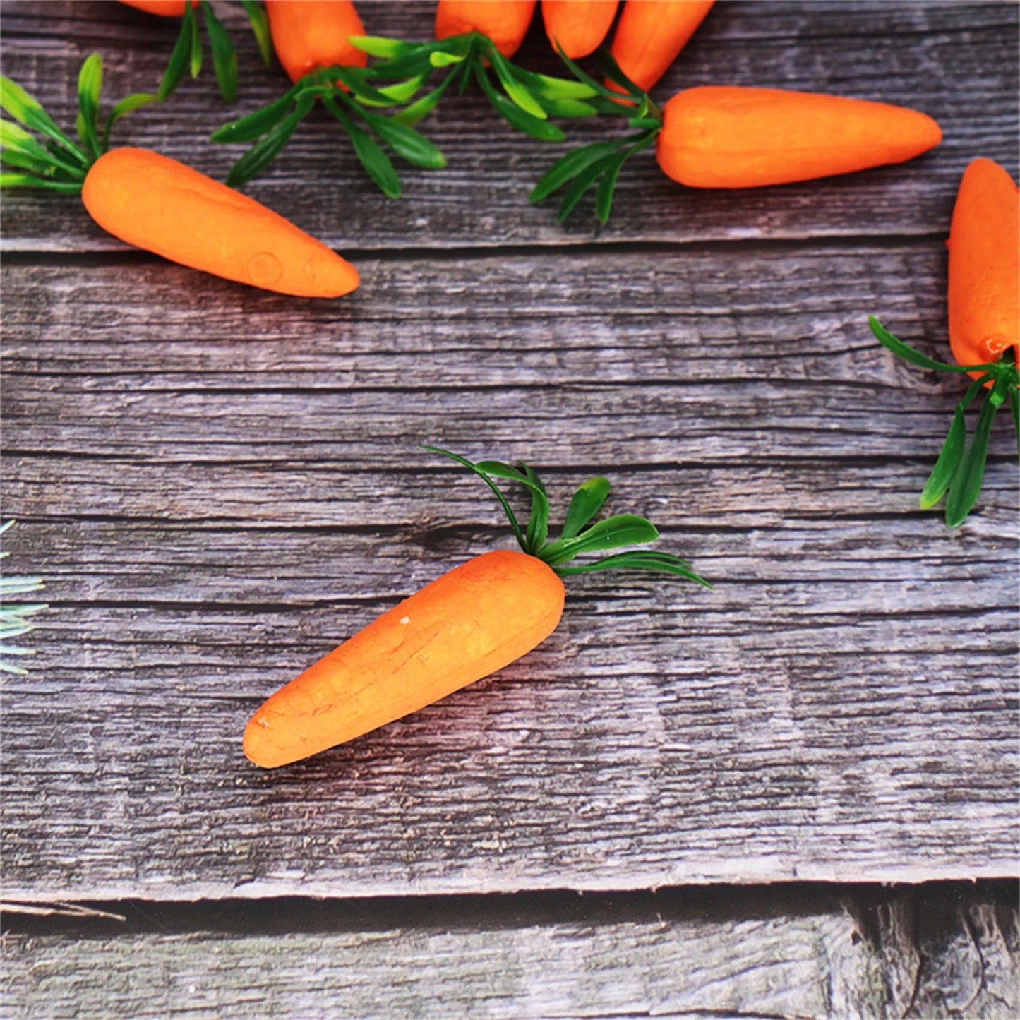 12-Pack Artificial Foam Carrots – Easter & Party Décor