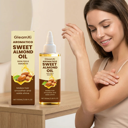 Almond Body Oil – Moisturizing, Firming & Brightening Serum Body & Hair Oil Peaceful Pleasures Health and Wellness