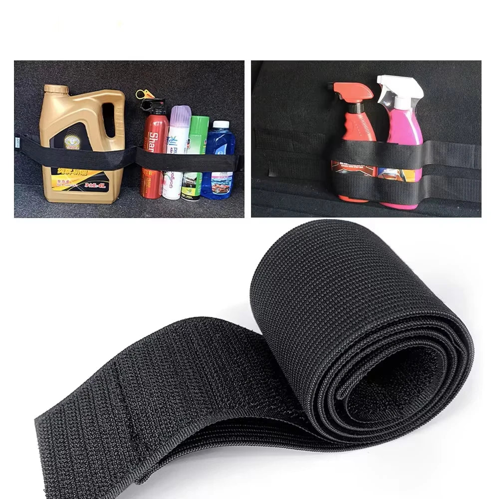 Car Trunk Organizer Black Magic Tapes Car Accessries Fixed Auto Interior Storage and Organization Fixing Belt Storage Bag Tapes Peaceful Pleasures Health and Wellness