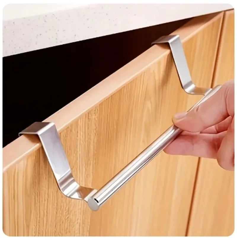 Over Door Stainless Steel Towel Rack – Bathroom & Kitchen Over Door Towel Rack Peaceful Pleasures Health and Wellness