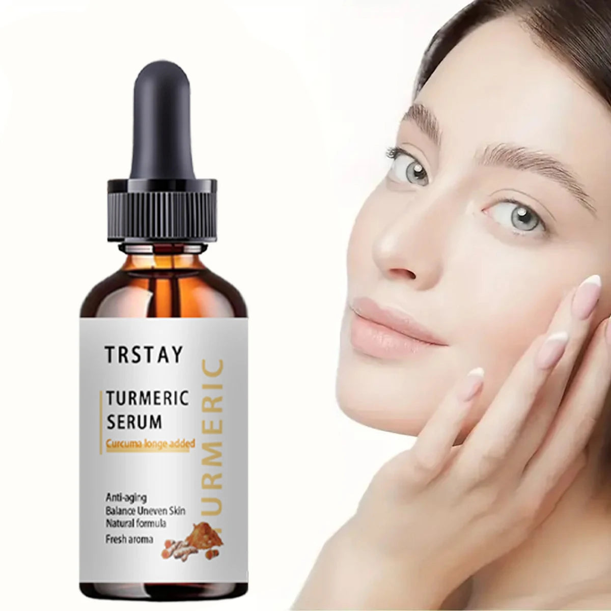 Turmeric Melasma Whitening Correcting Serum Facial Care Essence Oil Dark Spot Removal Brighten Skin Fade Pigment Freckle Melanin Peaceful Pleasures Health and Wellness 50ml