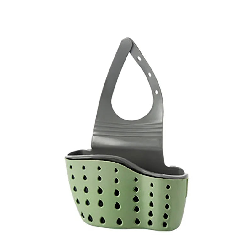 Kitchen Sink Hanging Drain Basket | Soap & Sponge Organizer