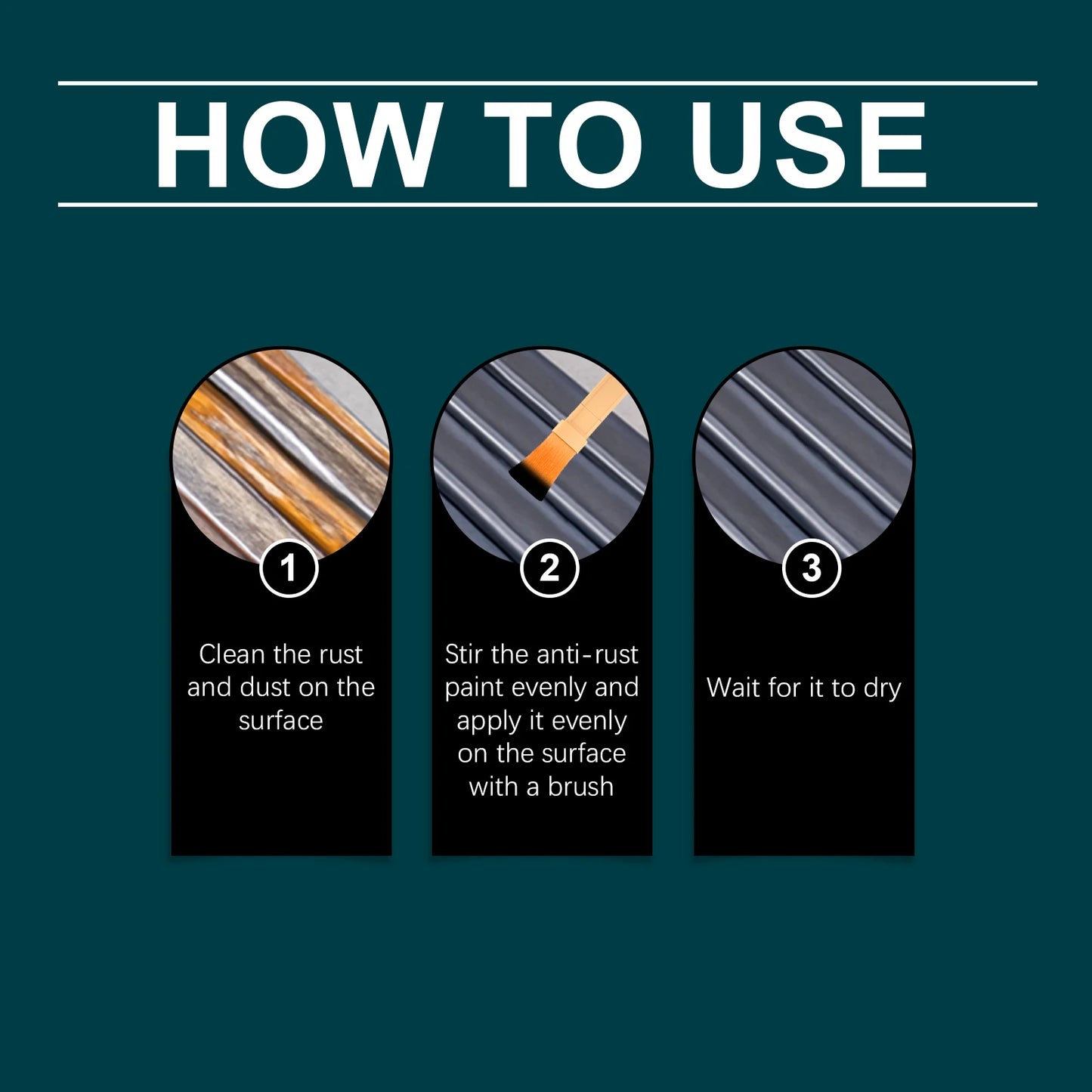 2-in-1 Rust Converter & Metal Primer Paint | Car & Marine