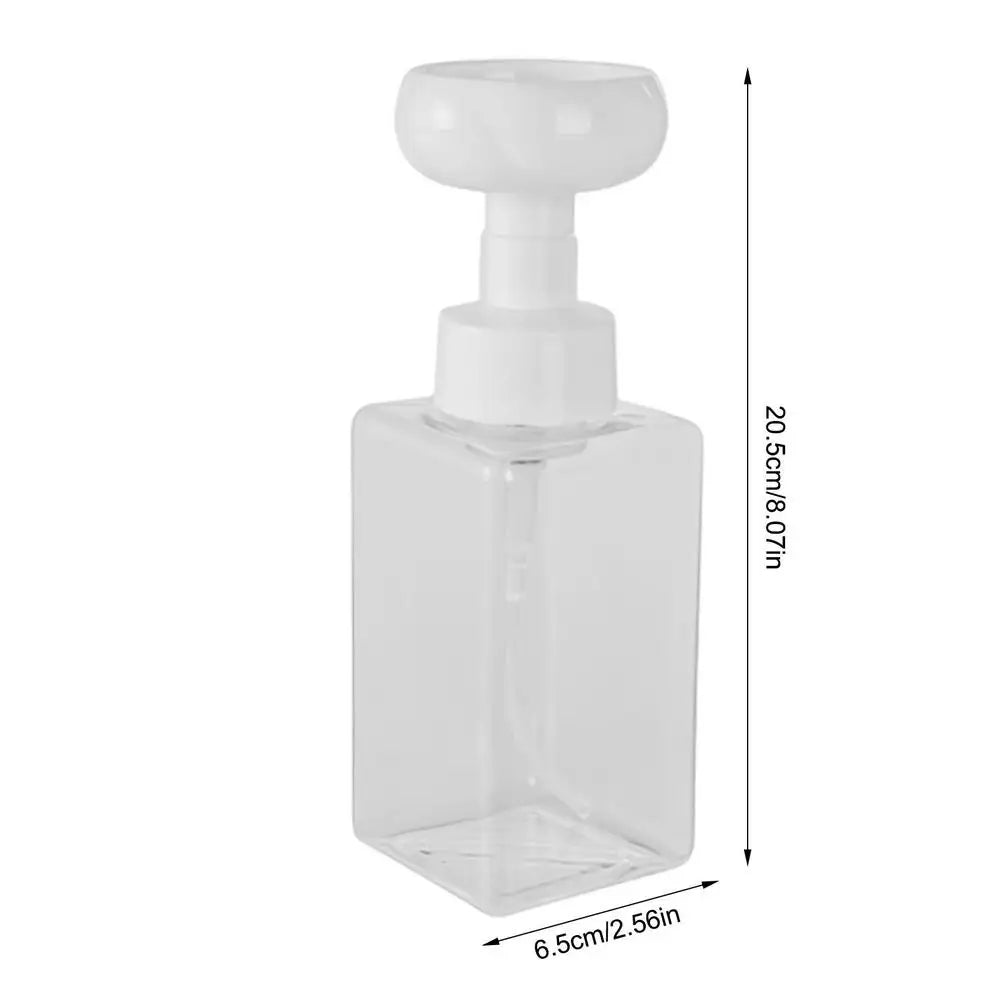 250/450ml Flower Soap Dispenser Bottle Empty Foaming Pump Container Decorative Refillable Bottle for DIY, Kitchen Bathroom Peaceful Pleasures Health and Wellness 450ml