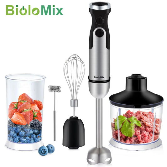 BioloMix HB-3302 1200W 5-in-1 Immersion Hand Blender | Mixer Peaceful Pleasures Health and Wellness UK Plug 220-240V Saudi Arabia