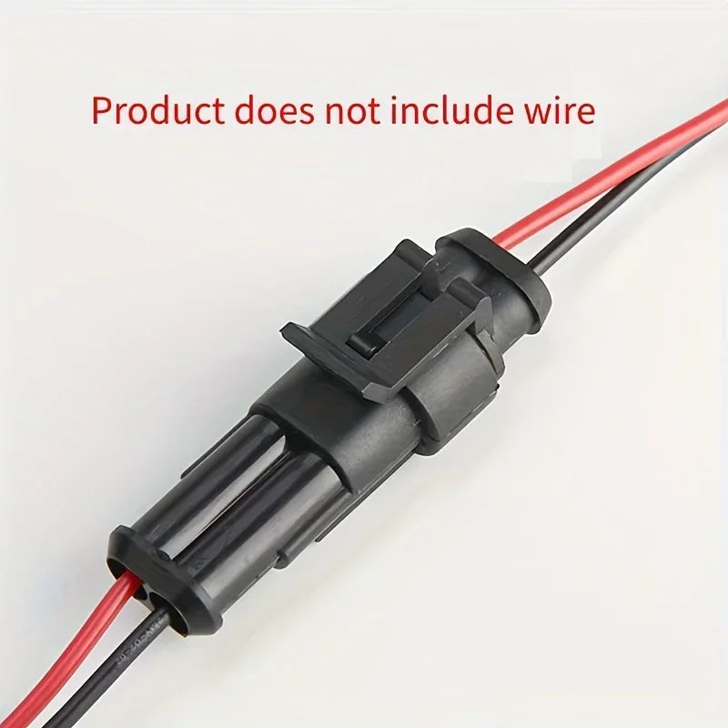 10PCS 18AWG 2-Pin Wire Connectors | Male Female Plug Peaceful Pleasures Health and Wellness