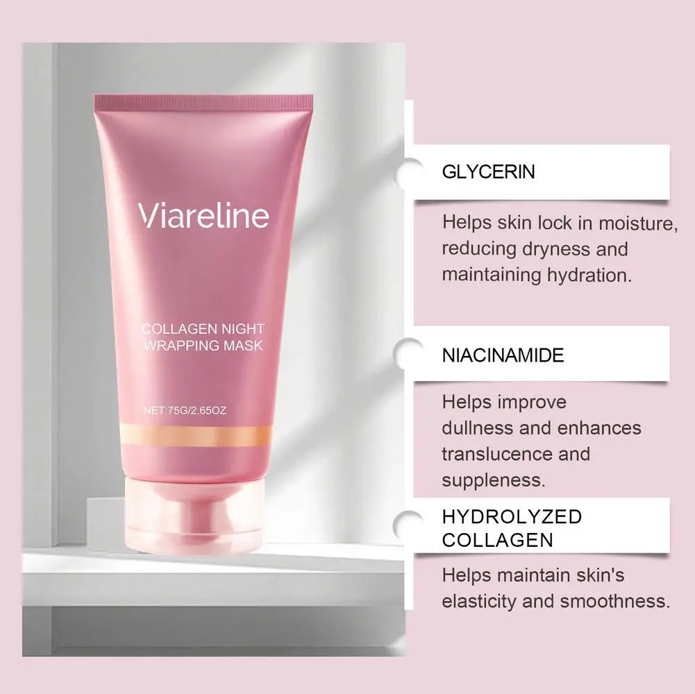 Collagen Peel Off Night Mask – Deep Hydration & Pore Cleansing