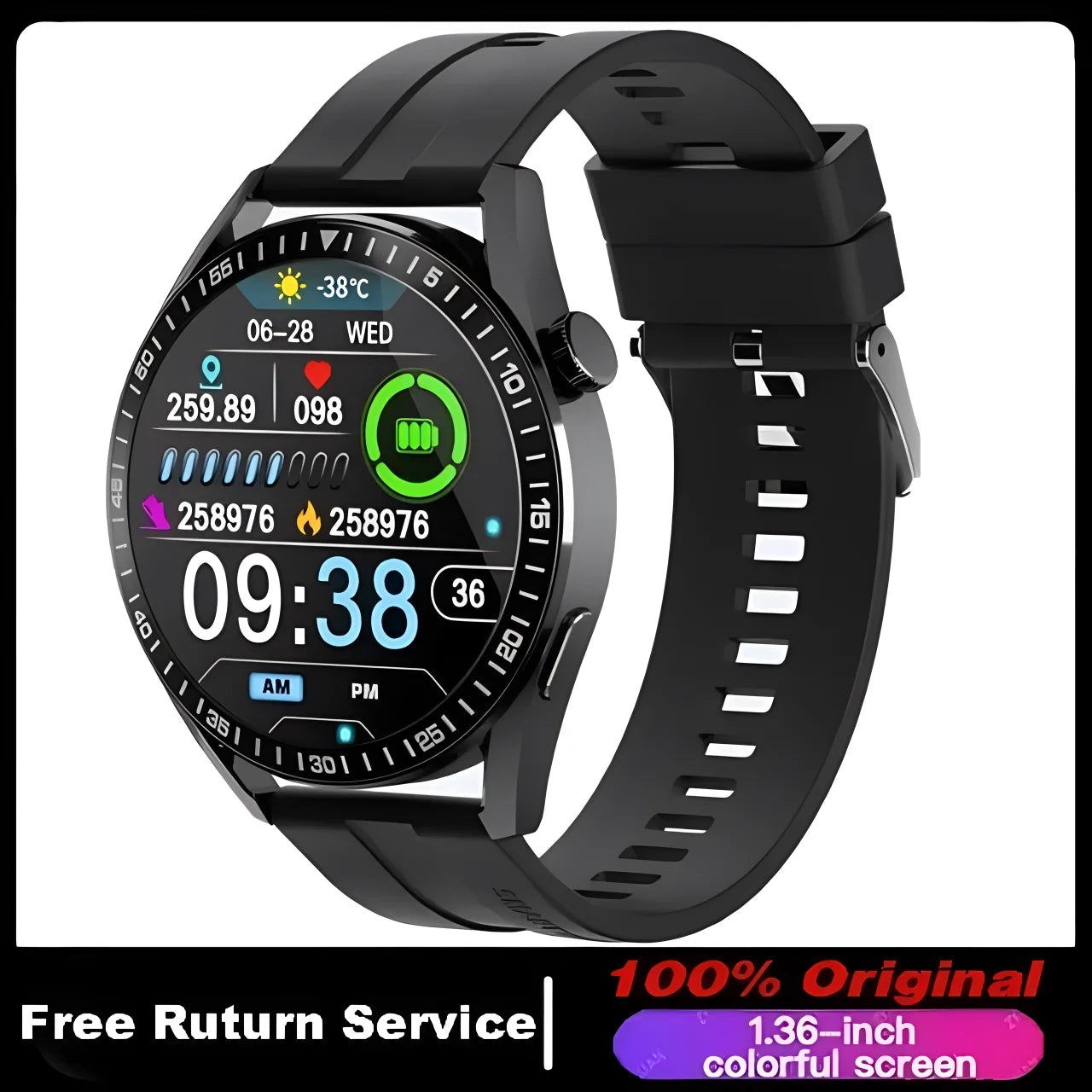 Pro Smart Watch Men Women AMOLED 420*420 HD Screen Heart Rate Bluetooth Call Waterproof relojes inteligentes SmartWatch 2023 Peaceful Pleasures Health and Wellness Black NEW GT3
