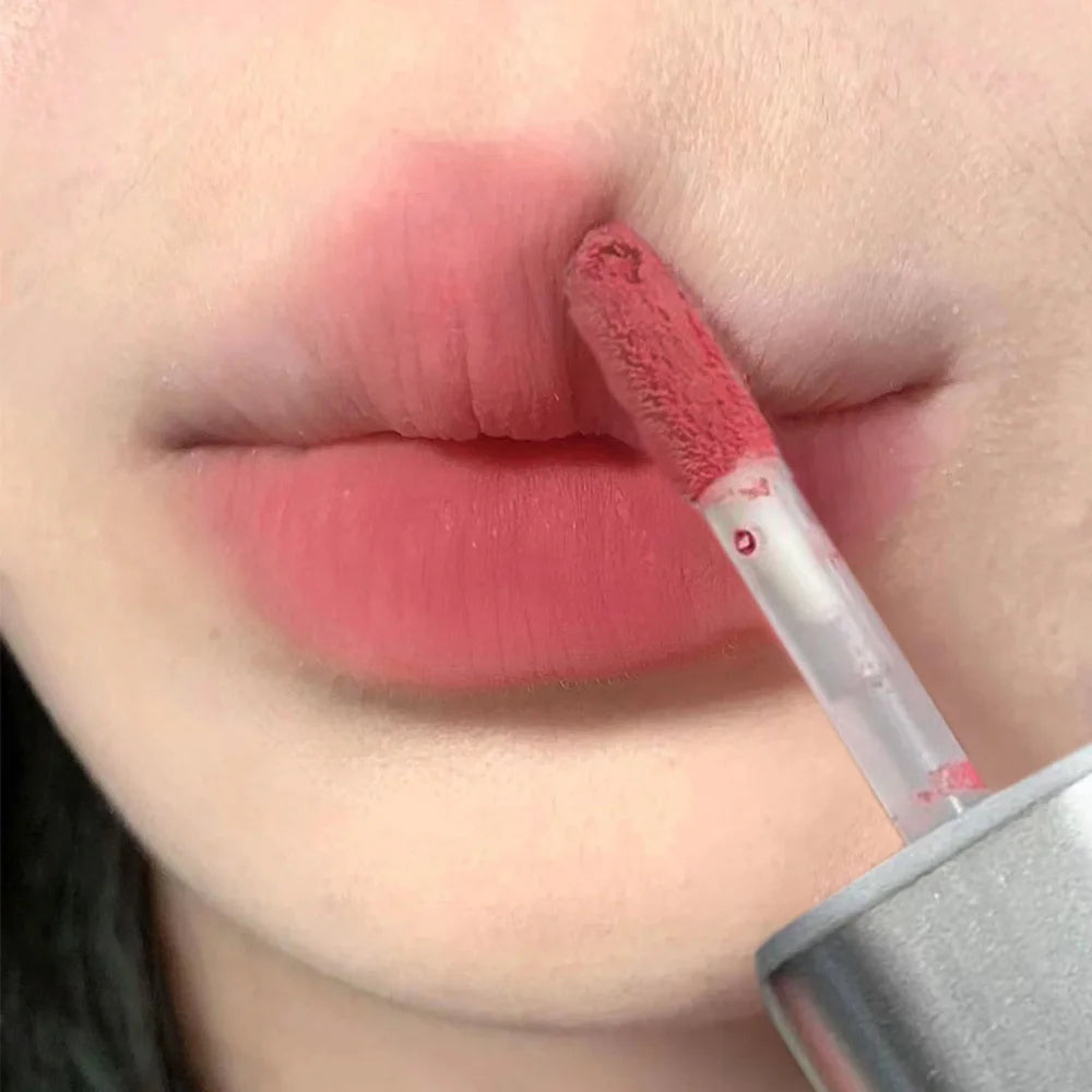 6-Color Matte Liquid Lipstick | Velvet Nude Pink Waterproof Lip Tint