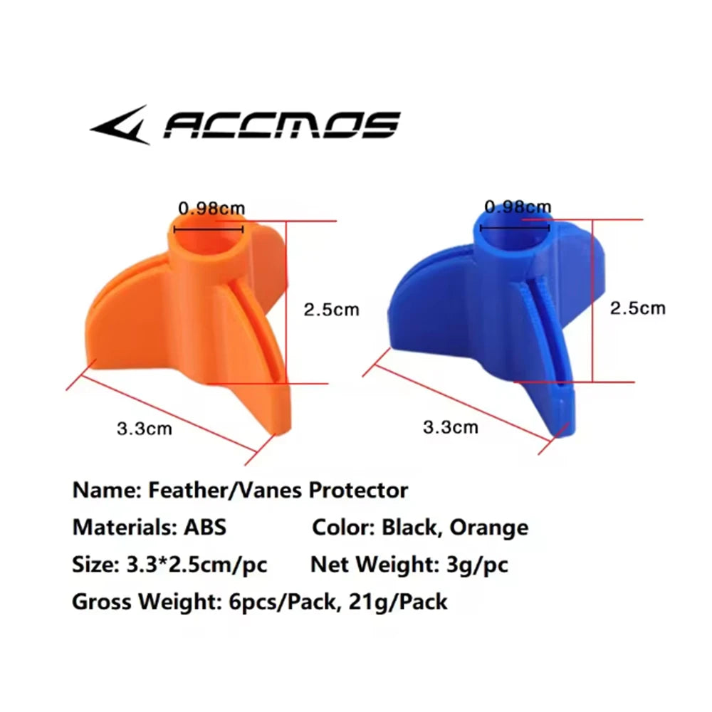 Archery Arrow Feather Vane Protectors Hunting Shooting Accessory