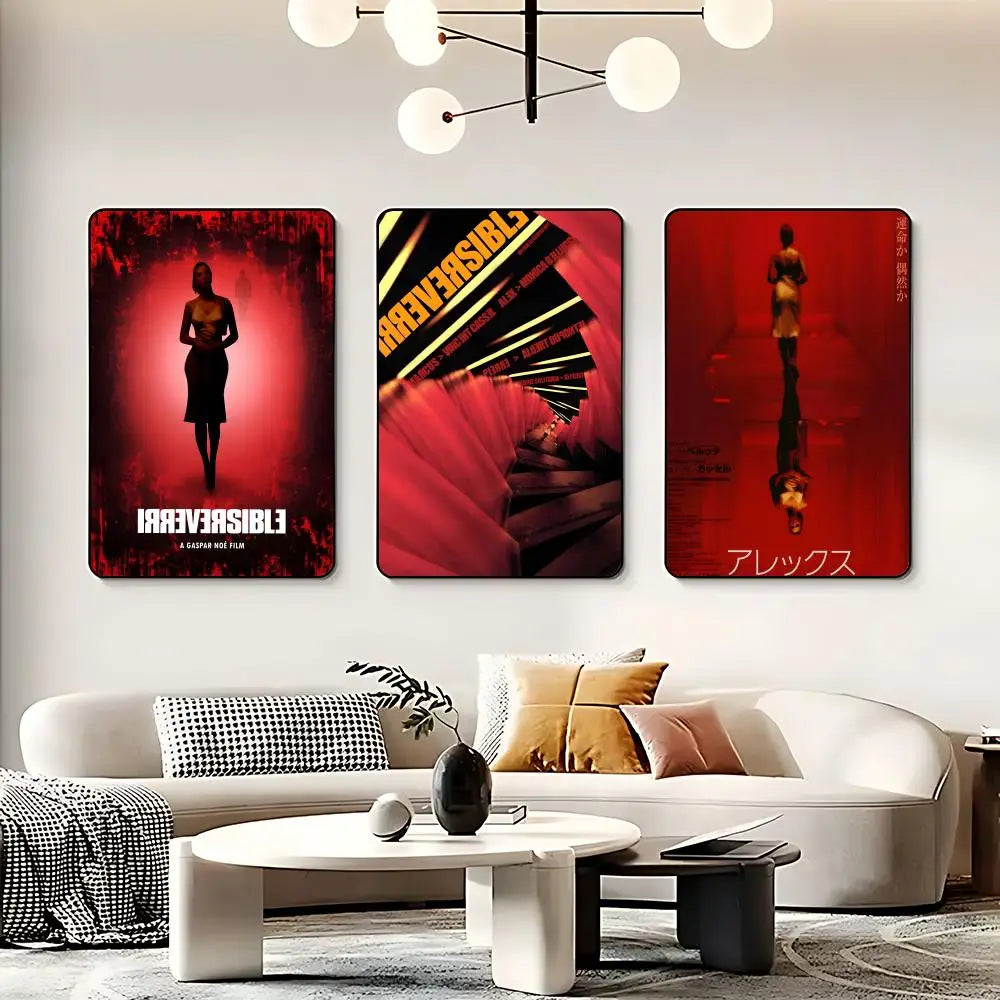 Irreversible Movie Poster HD Self-Adhesive Waterproof Wall Art Movie Wall Poster Peaceful Pleasures Health and Wellness