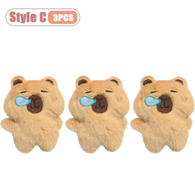 Capybara Plush Keychain – Squeaky Cute Bag Charm | 1–10 PCS