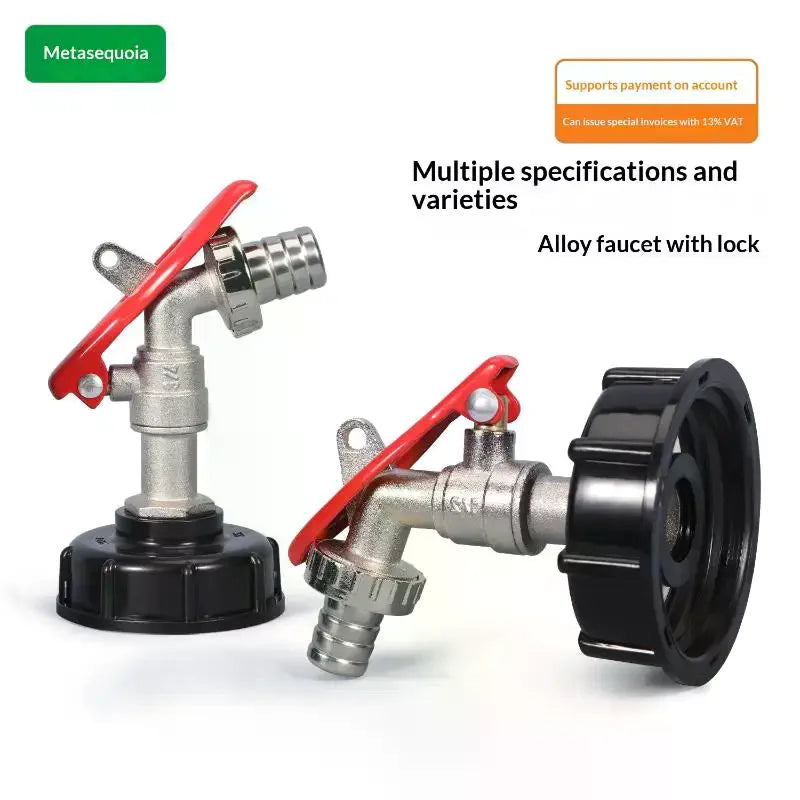 IBC Tank Valve Faucet with Lock – 1/2 Inch Zinc Alloy Tap