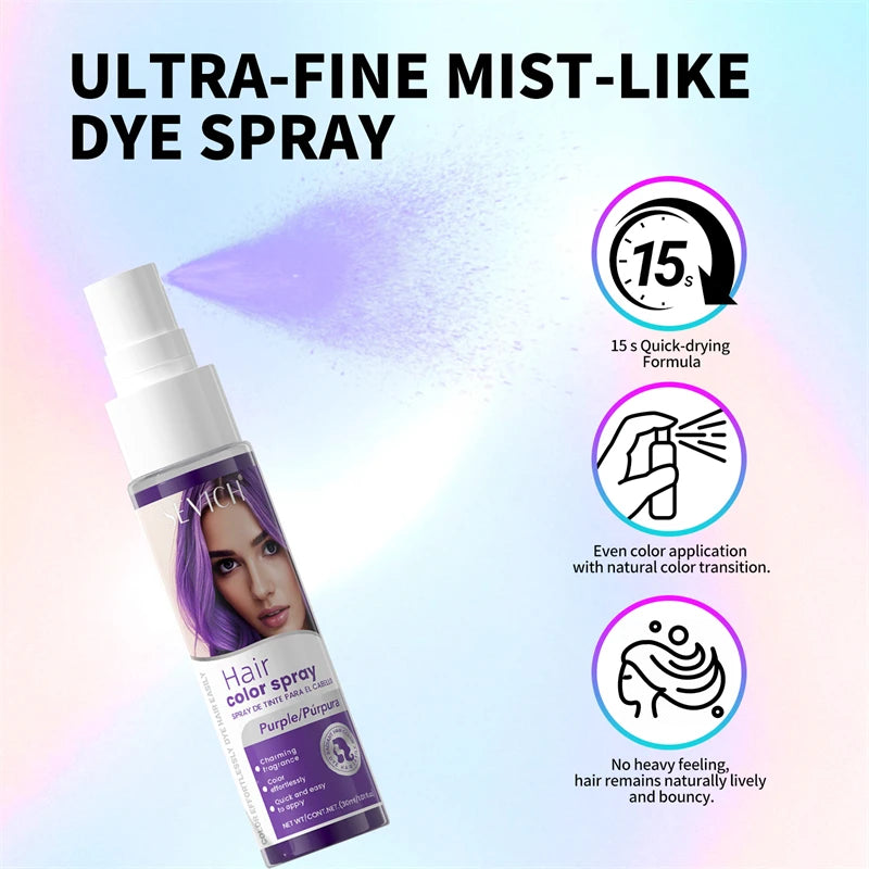 Sevich Hair Color Spray – Washable, 8 Colors | Party & Halloween Hair Dye Spray 30ml Peaceful Pleasures Health and Wellness
