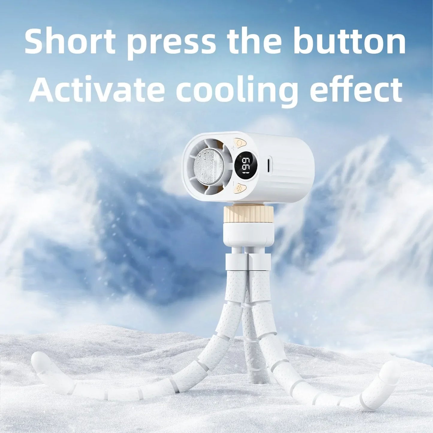 USB Octopus Stroller Fan – Flexible Clip-On Portable Cooling