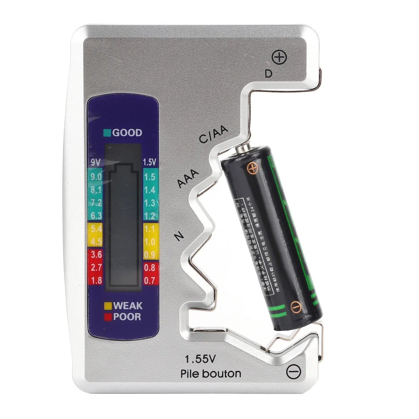 Digital Battery Tester Capacity Detector Checker Measuring Tool 90 X