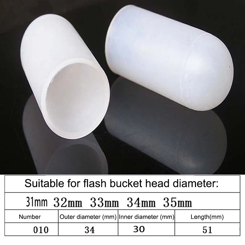 2Pcs Silicone Elastic Flashlight Lampshade For SP31 SP35 IF22A C8G IF25A SP36 S2 C8 EA01 TS21 Q8 14-75MM Torch Peaceful Pleasures Health and Wellness 31 35mm