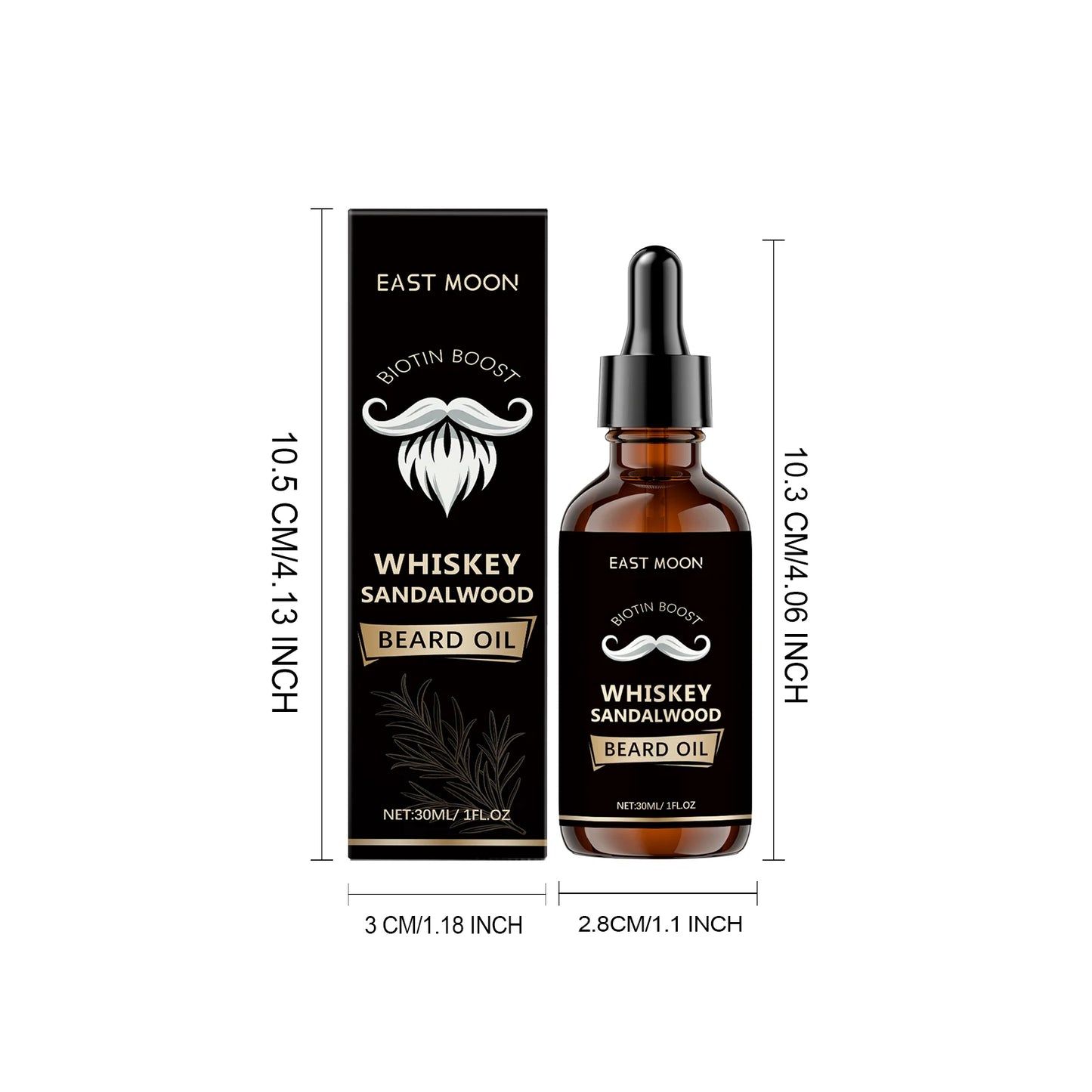 Rosemary Beard Oil for Men – Non-Greasy Softening Formula