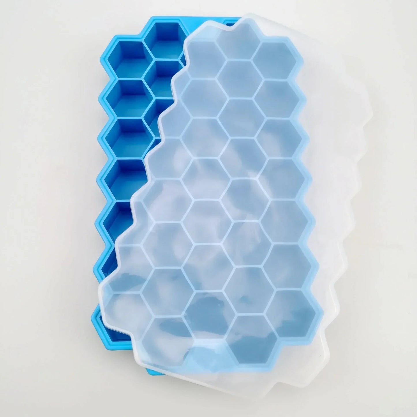 Silicone Honeycomb Ice Cube Tray – 37 Hexagonal Molds