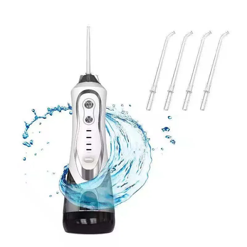 Portable Usb Charger Oral Irrigator Warm Combo Jet 300Ml Mini Rechargeable Portable Tooth Water Flosser for Home and Travel Peaceful Pleasures Health and Wellness