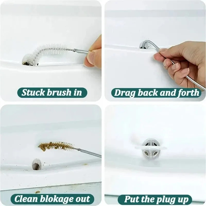 Refrigerator Drain Hole Cleaning Kit – 5/6 Pcs Brush Set