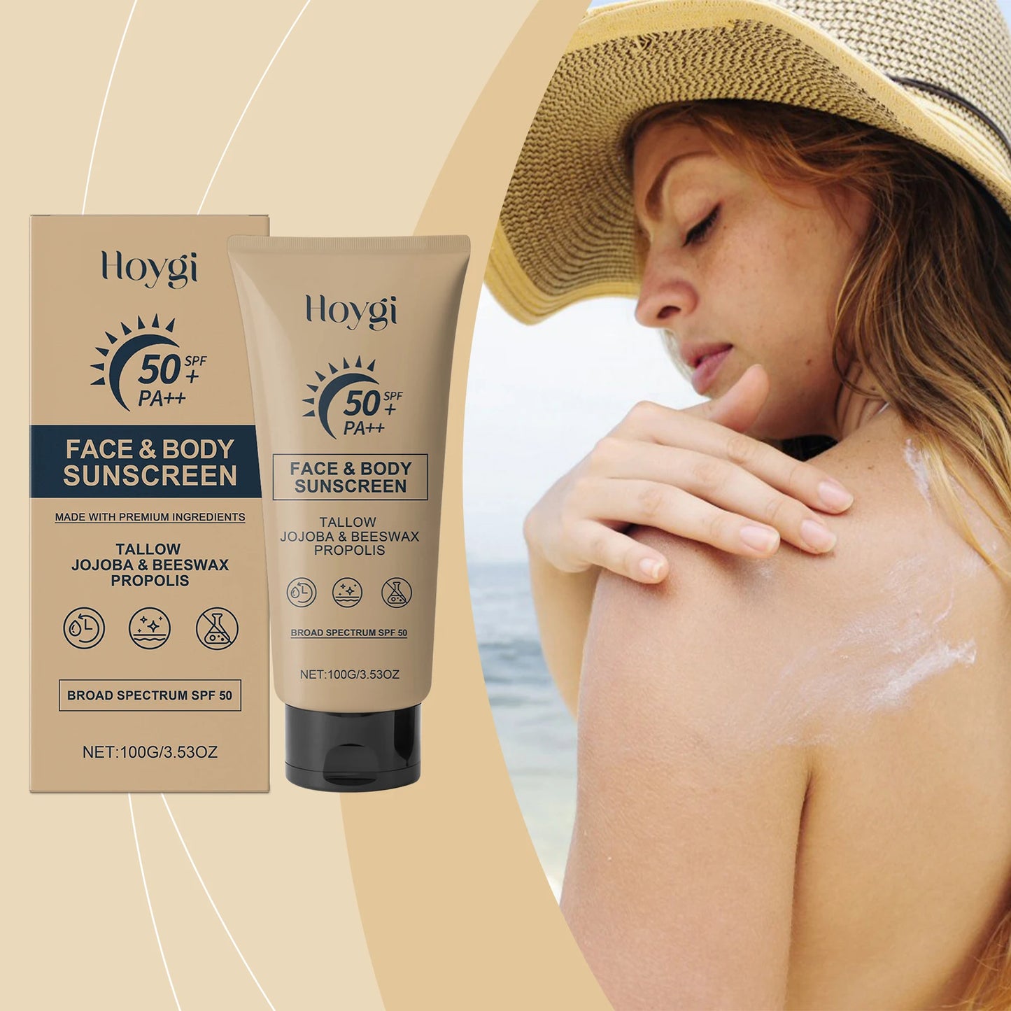 Hoygi Repair Skin Refreshing Protective Cream | Lightweight Body