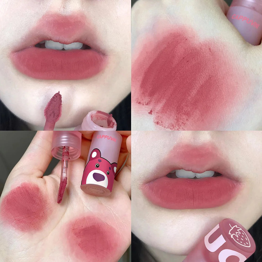 ZYXUAQIR Peach Pink Matte Liquid Lipstick | Velvet Lip Gloss