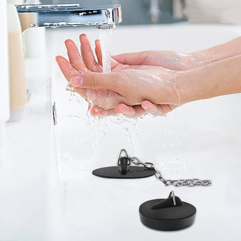Universal Rubber Sink Plug & Bathtub Drain Stopper | Kitchen & Bath