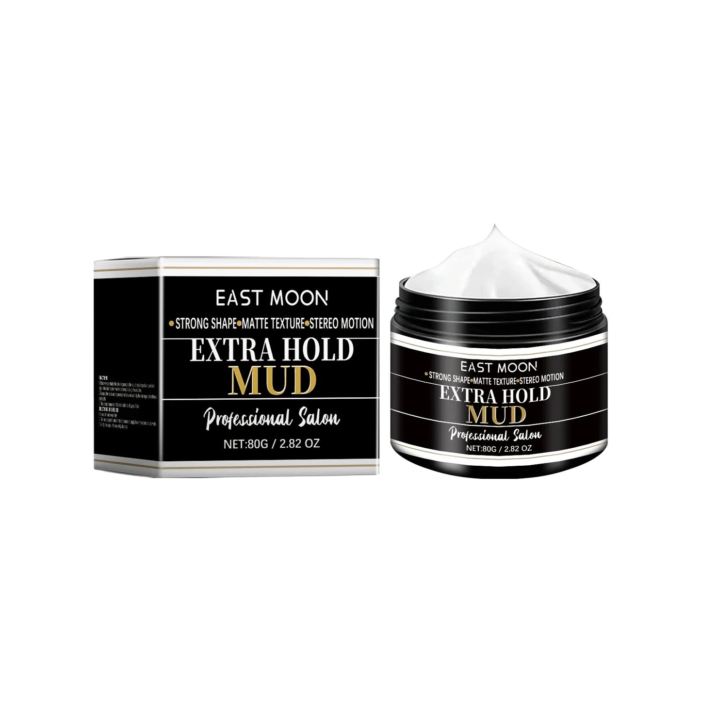 East Moon Keratin Hair Styling Cream | Strong Hold Matte Finish