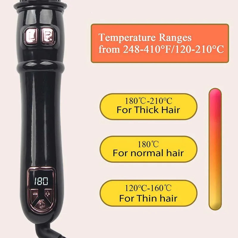 Advanced Curling Wand Innovative Design Enhanced Performance Better Curls Smooth Defined Natural Beachy Waves Peaceful Pleasures Health and Wellness
