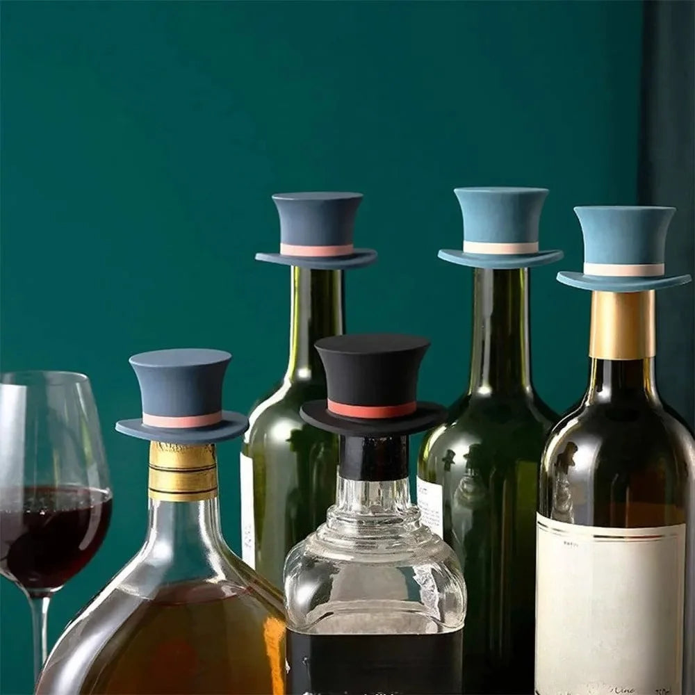 Silicone Wine Bottle Stopper – Reusable Leakproof Vacuum Seal