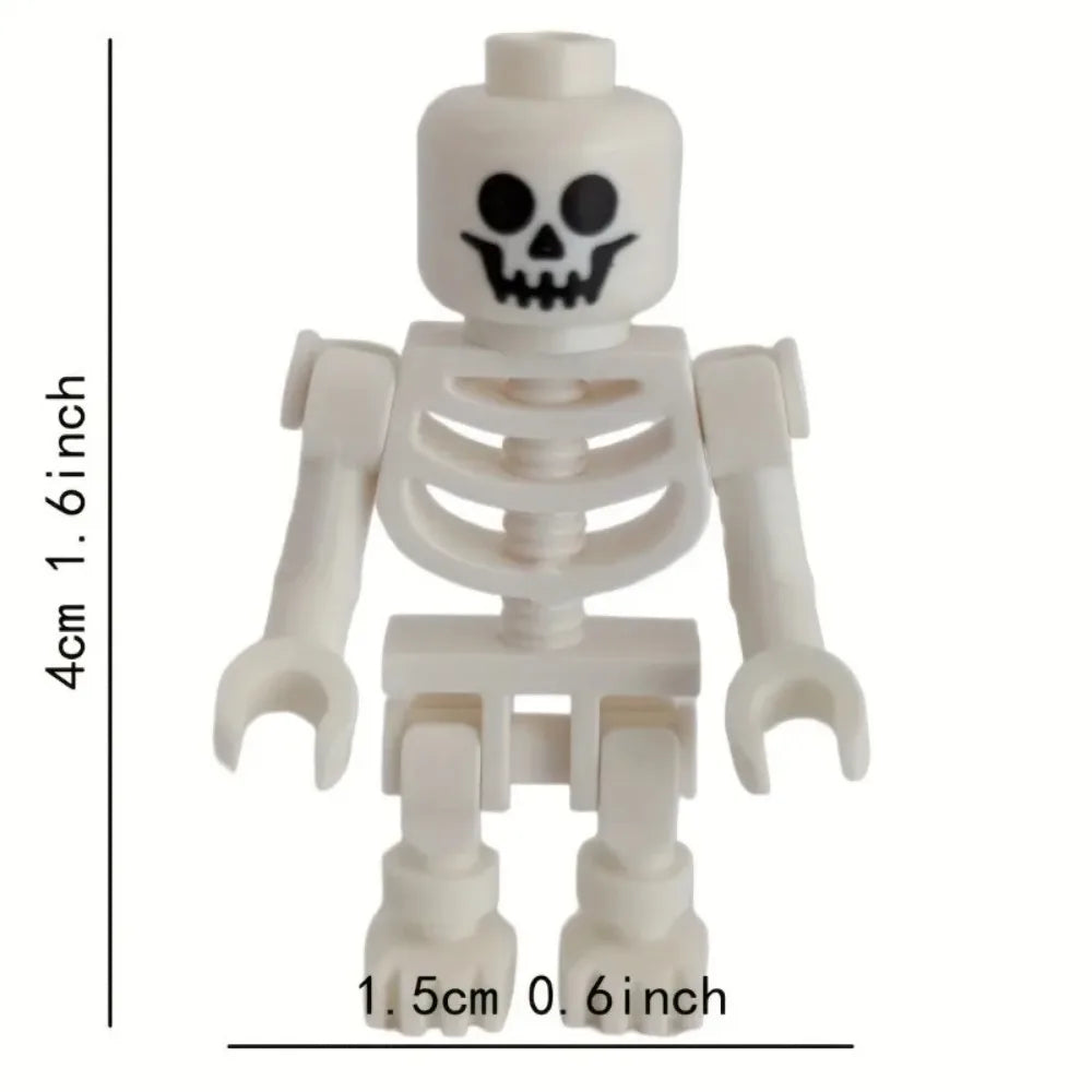 Skeleton Soldier Mini Building Blocks – Halloween Ninja Figures