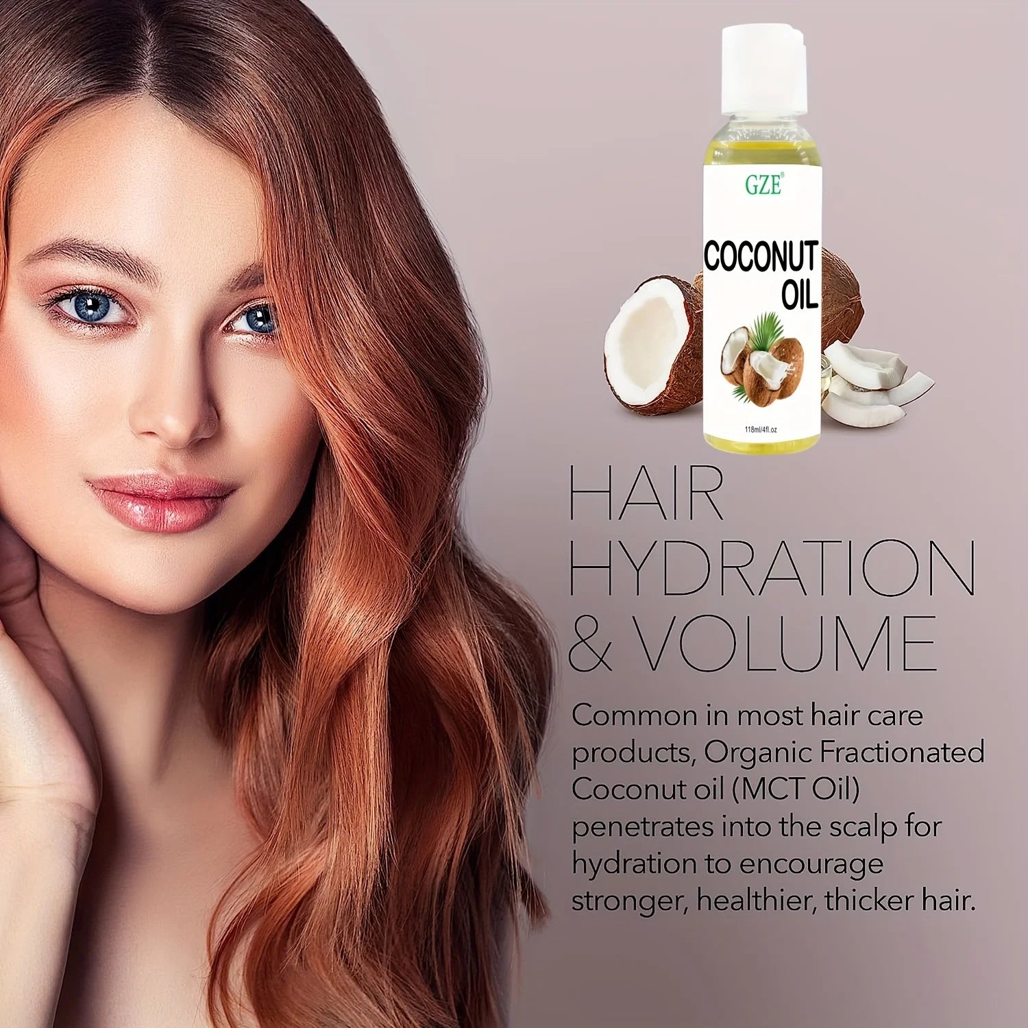GZE Fractionated Coconut Oil | Carrier & Massage Oil 118ml Carrier Oil Peaceful Pleasures Health and Wellness