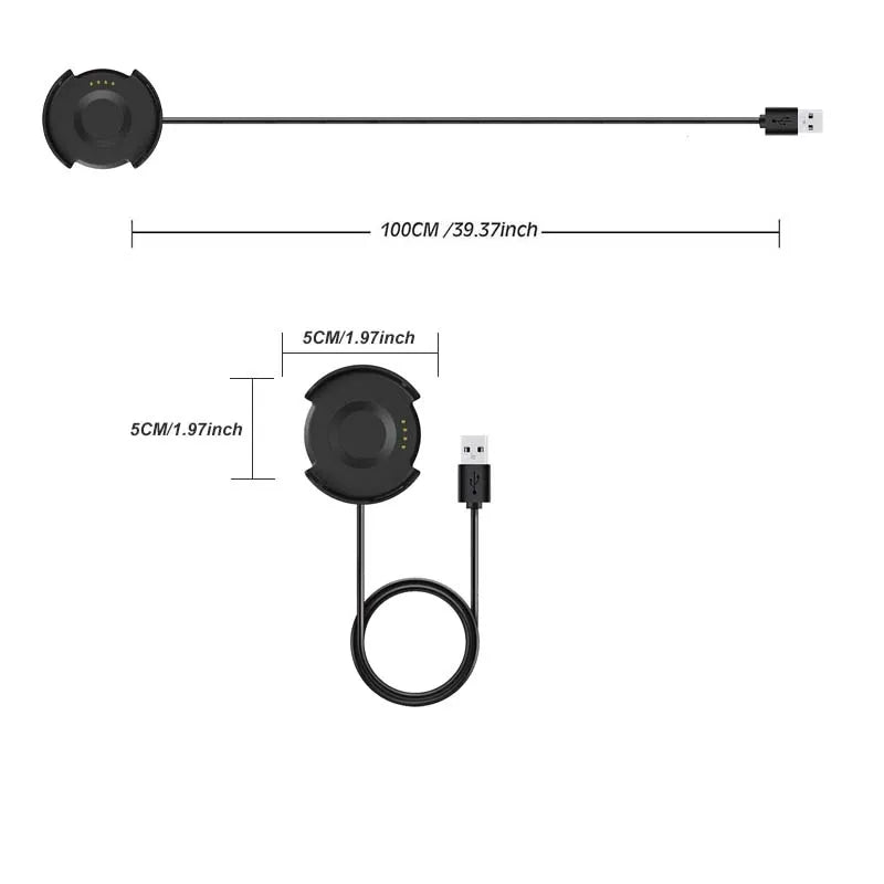 for Amazfit Verge A1811 Charger Cable Smart Watch Replacement Charging Cable For Amazfit Verge Lite A1801 USB Chargers Dock Peaceful Pleasures Health and Wellness