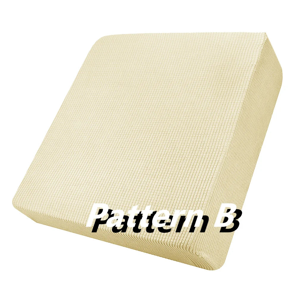 Jacquard Sofa Seat Cushion Slipcover Modern Sofa Cushion Cover Furniture Cushion Cover Chair Cushion Covers Furniture Replacemen Peaceful Pleasures Health and Wellness B Pattern Yellow 1 Seater 50-65CM
