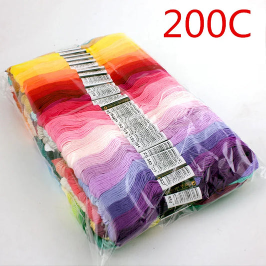 Cross Stitch Embroidery Floss Set – 50–447 Skeins, 8m Each Embroidery Floss Set Peaceful Pleasures Health and Wellness