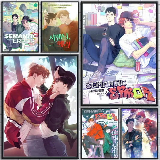 Semantic Error Jaeyoung & Sangwoo HD Waterproof Anime Poster Anime Wall Poster Peaceful Pleasures Health and Wellness
