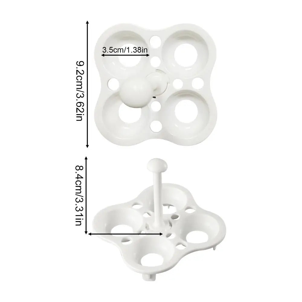 Egg Boiler Holder & Steamer Rack – 4 or 5 Egg Slots