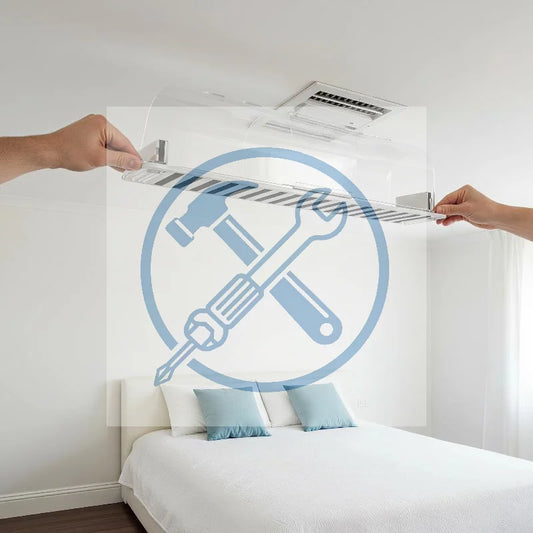 Adjustable AC Air Vent Deflector – Clear Acrylic Airflow Redirect AC Vent Deflector Peaceful Pleasures Health and Wellness