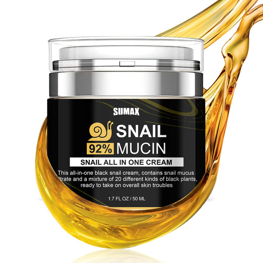 SUMAX Snail Mucin Face Cream – Hydrating & Brightening Moisturizer