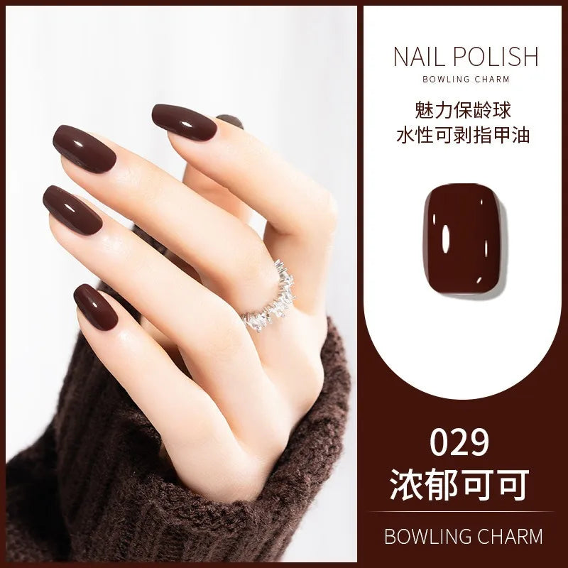 40 Colors Water-Based Nail Polish | Quick Dry No-Lamp Tearable
