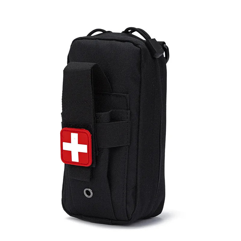 Tactical First Aid Kit Nylon Waist Bag – Portable & Waterproof