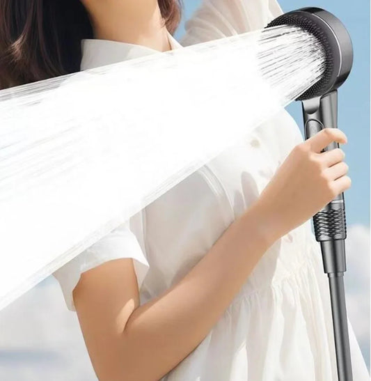 4-Speed High-Pressure Handheld Shower Head with Massage Brush Handheld Shower Head Oasis Select