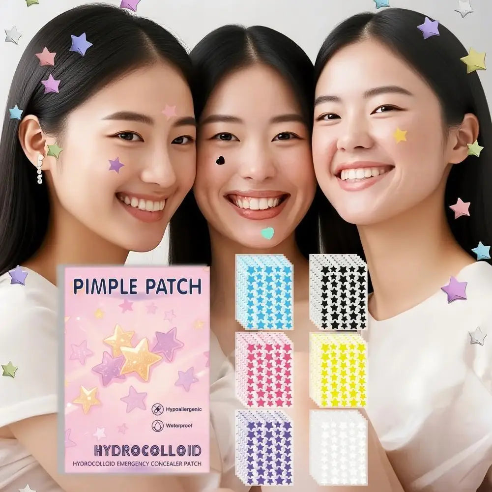 Star Hydrocolloid Pimple Patches 1400ct – Acne Blemish Stickers