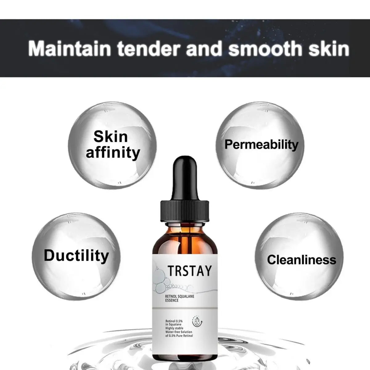 Retinol Anti Aging Remove Wrinkle Serum Lifting Brighten Face Skin Fade Eye Fine Lines Moisturizing Firming Facial Essence Peaceful Pleasures Health and Wellness