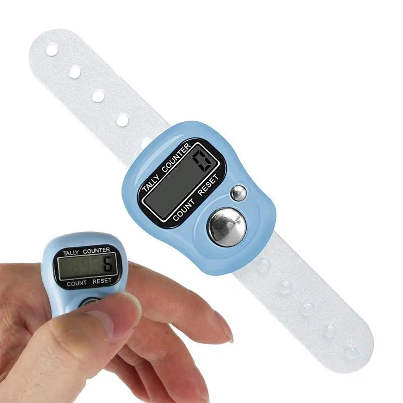 Finger Counter Digital LED Electronic Handheld Tally Counter Clicker Counter Ring for Sewing Knitting Weave Tool Peaceful Pleasures Health and Wellness