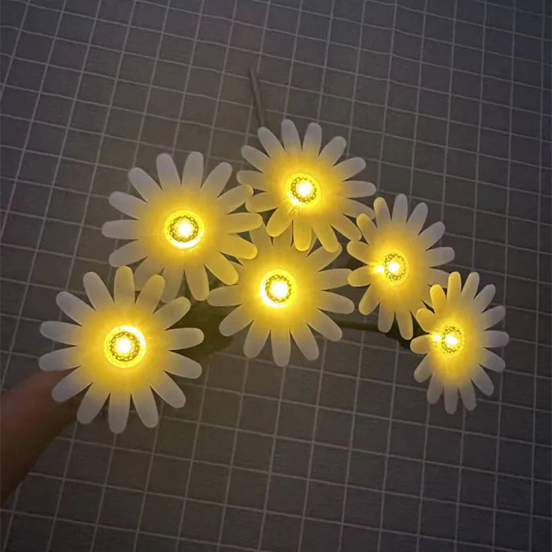 Solar Daisy LED Garden Stake Light | Outdoor Flower Decor Solar Garden Stake Light Peaceful Pleasures Health and Wellness