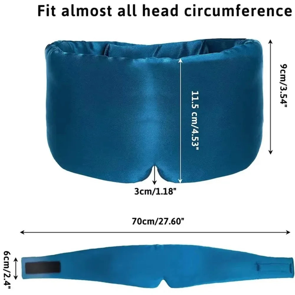 Soft Padded Sleep Eye Mask – Light Blocking Travel Aid