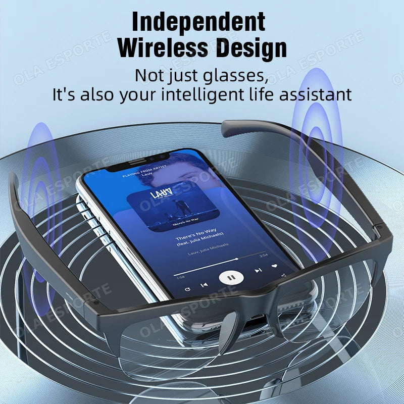 Bluetooth 5.3 Smart Audio Sunglasses – UV & Hands-Free Calls