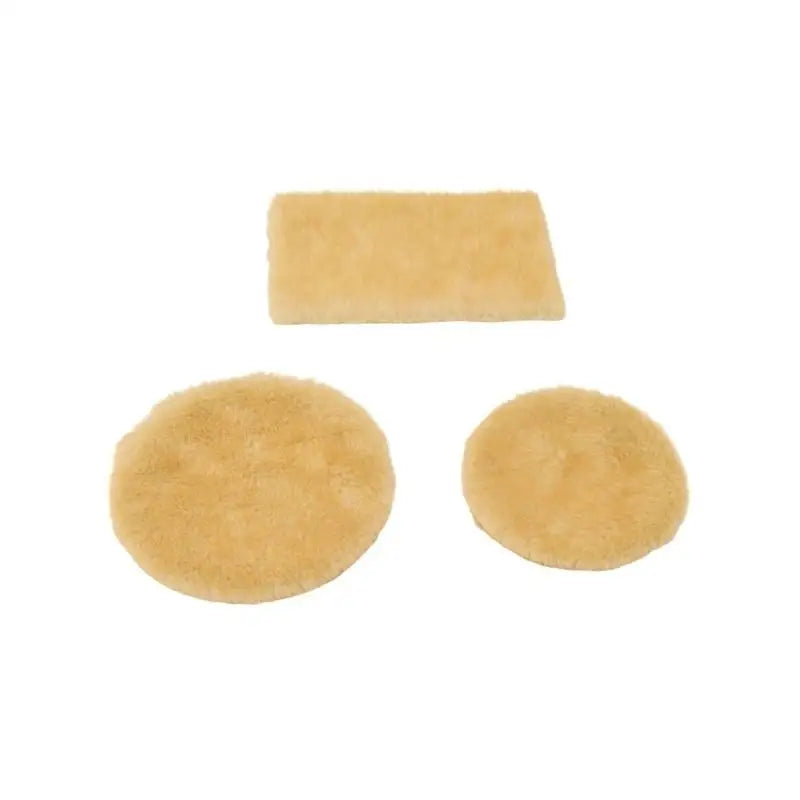 3PCS Dollhouse Miniature Plush Carpet Set – Small Floor Mat Rug